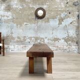 Primitive solid wood coffee table.