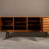 Enfilade en teck par Sven Andersen, Norvège 1950
