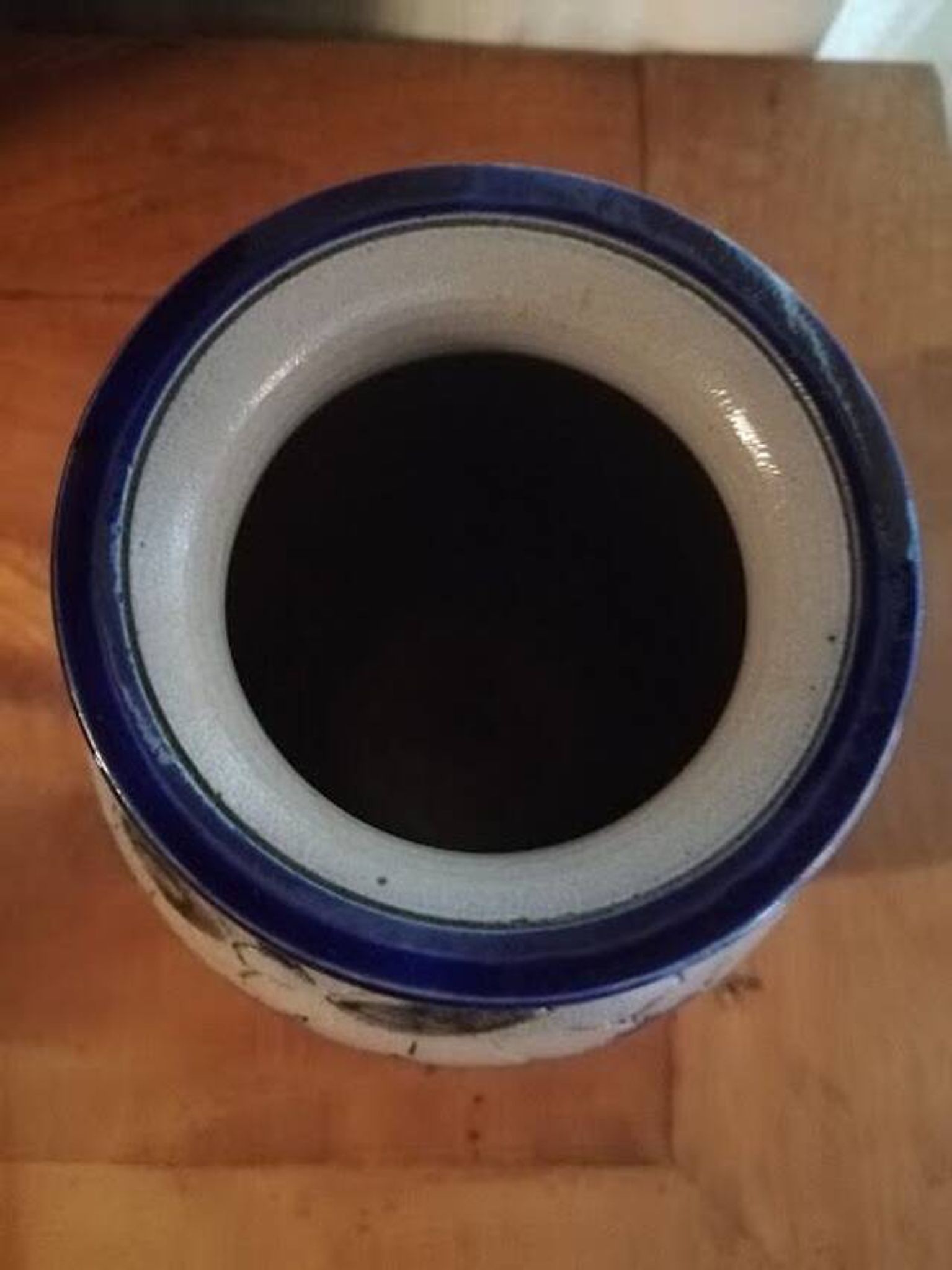 Stoneware vase from Alsace Burger Betschdorf