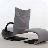 Zen easy chair with footrest by claude brisson for ligne roset