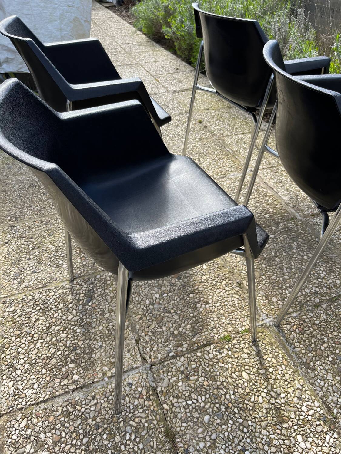 Set of 4 "Golf" armchairs