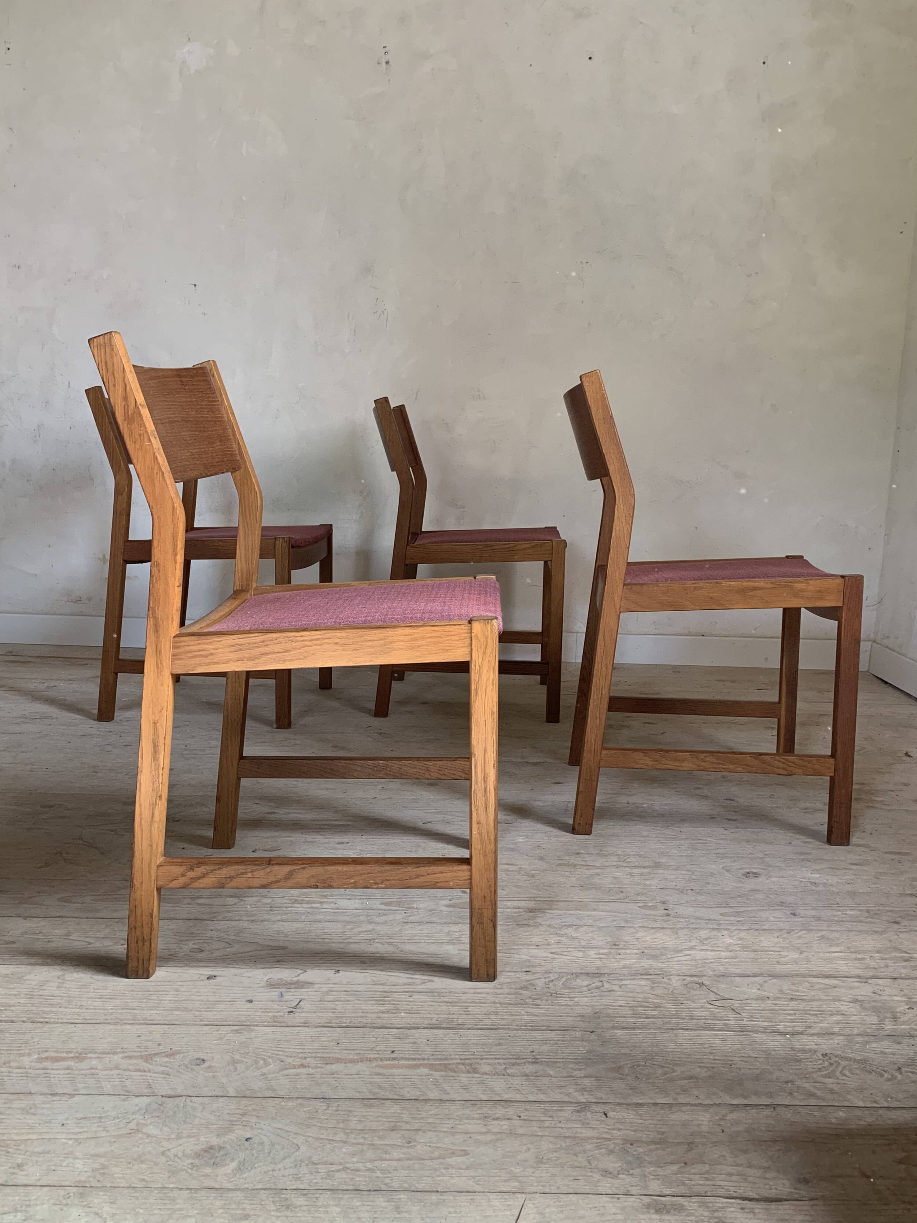 Danish vintage chairs by Borge Mogenson