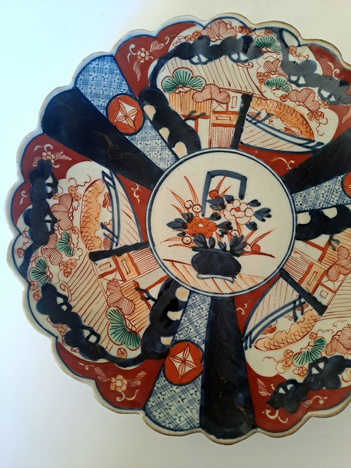 Imari porcelain plate 19th century