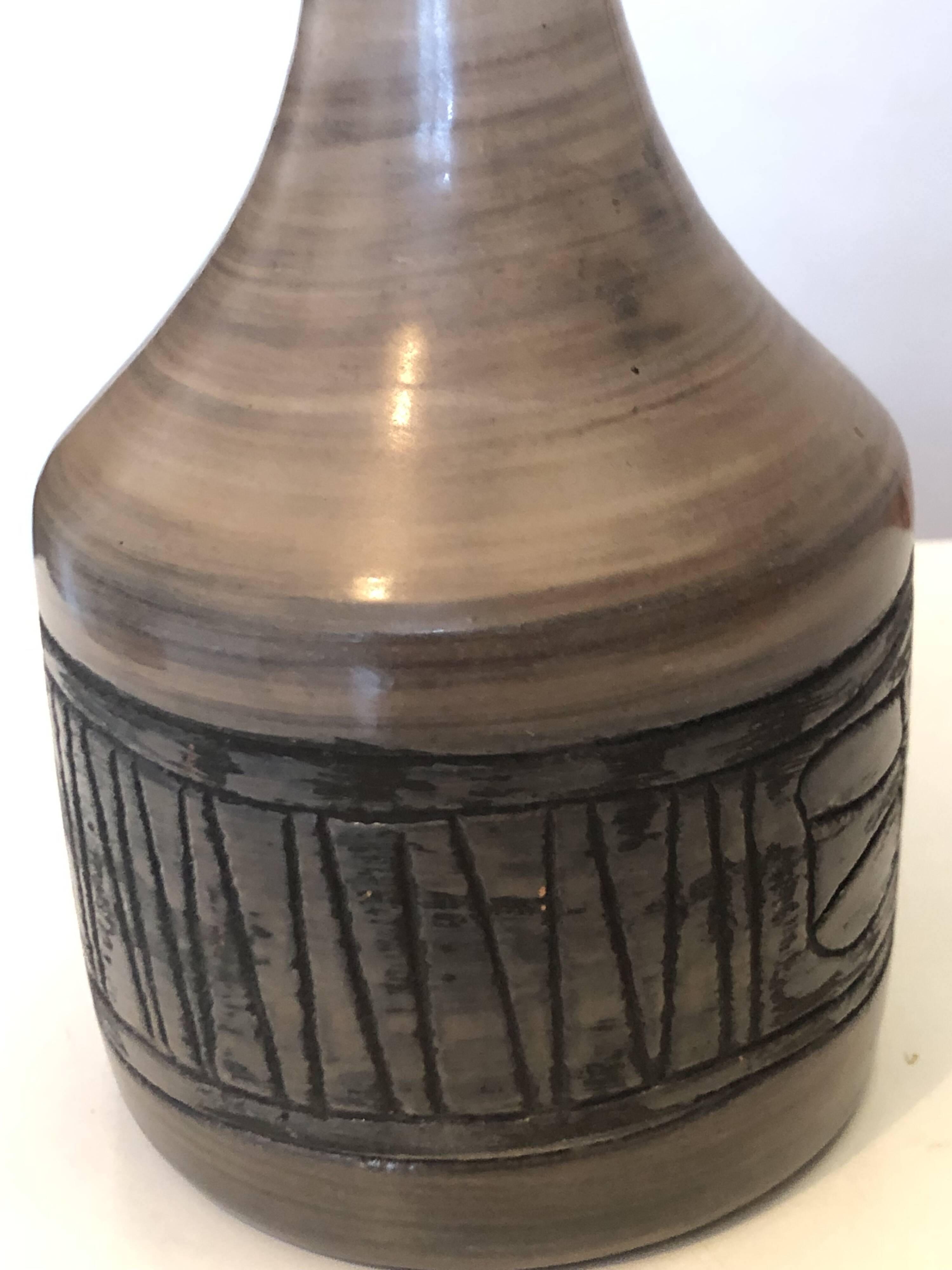 Jacques Pouchain single-flower ceramic vase