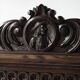 Antique Breton display cabinet in chestnut, France, circa 1880–1890