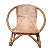 Fauteuils enfant rotin bambou