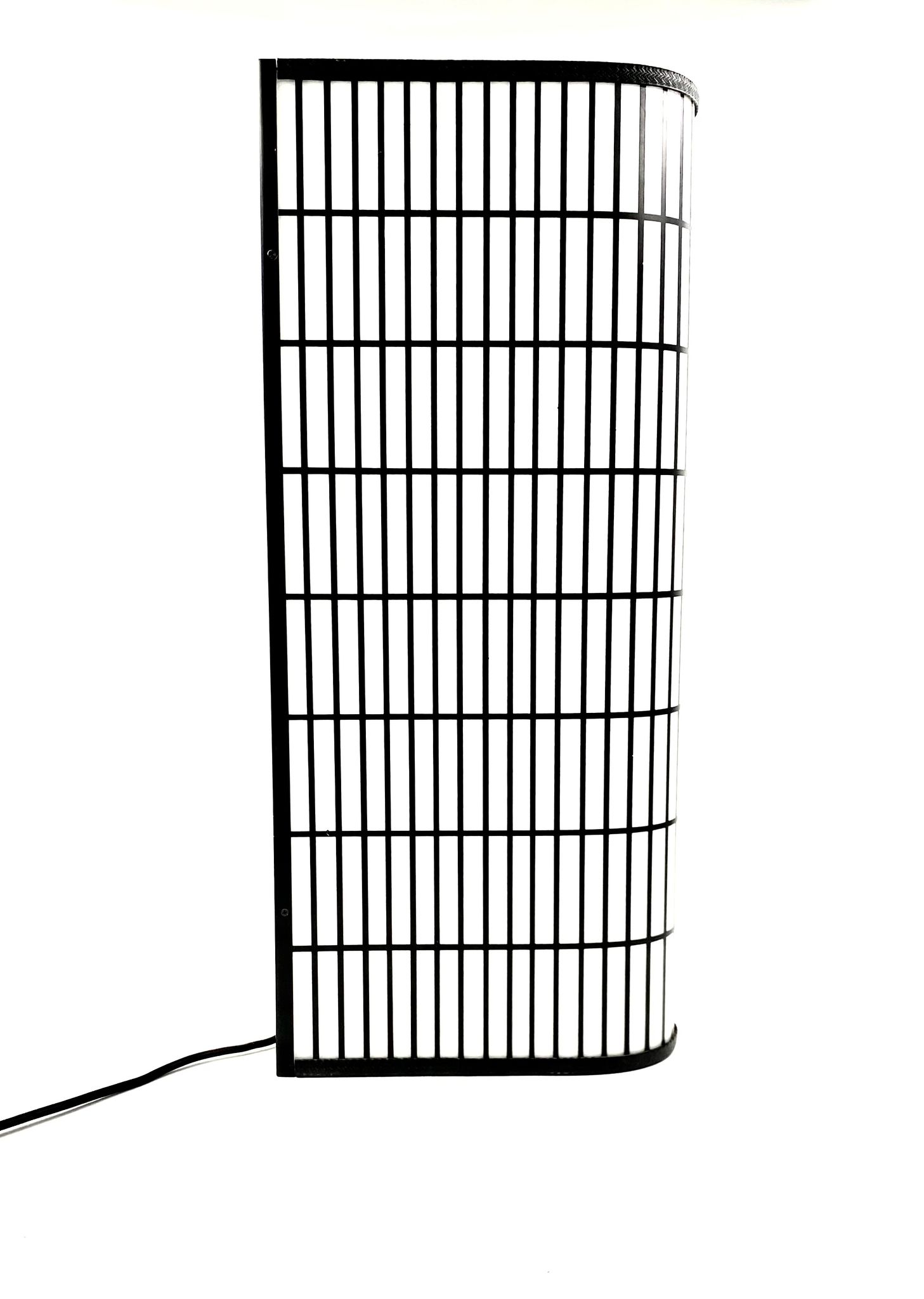 Postmodern reticulated lamp in the manner of J.Hoffman, Italy 1980s