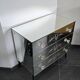 Venetian mirrored commode with 3 drawers