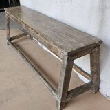 Old burmese teak bench