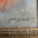 Oil on canvas: portrait of a young man