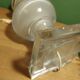 Lamp bases in blown glass, molded, Medici, baluster