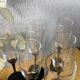 6 champagne flutes Luminarc pied noir