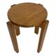 Mid century pinewood stool, minimalistic design  1960s