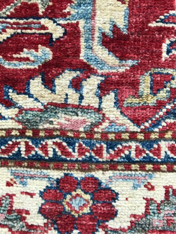 Carpet vintage Chobi Afghan done hand 92 X 116 CM