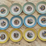 Nursery rhyme dessert plates