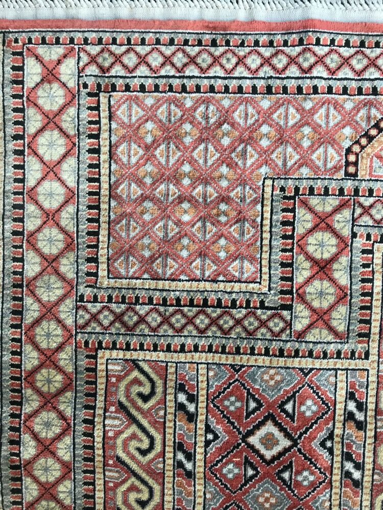 Turkish fine hereke silk handmade 61 x 90 cm