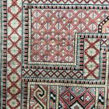 Tapis turc très fin en soie hereke fait main 61x90 cm
