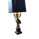 Vintage table lamp 'golden' xl 'eagle deknudt'