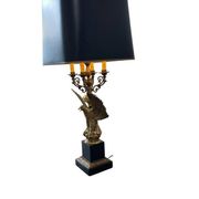 Lampe de table vintage 'dorée' xl 'eagle deknudt'