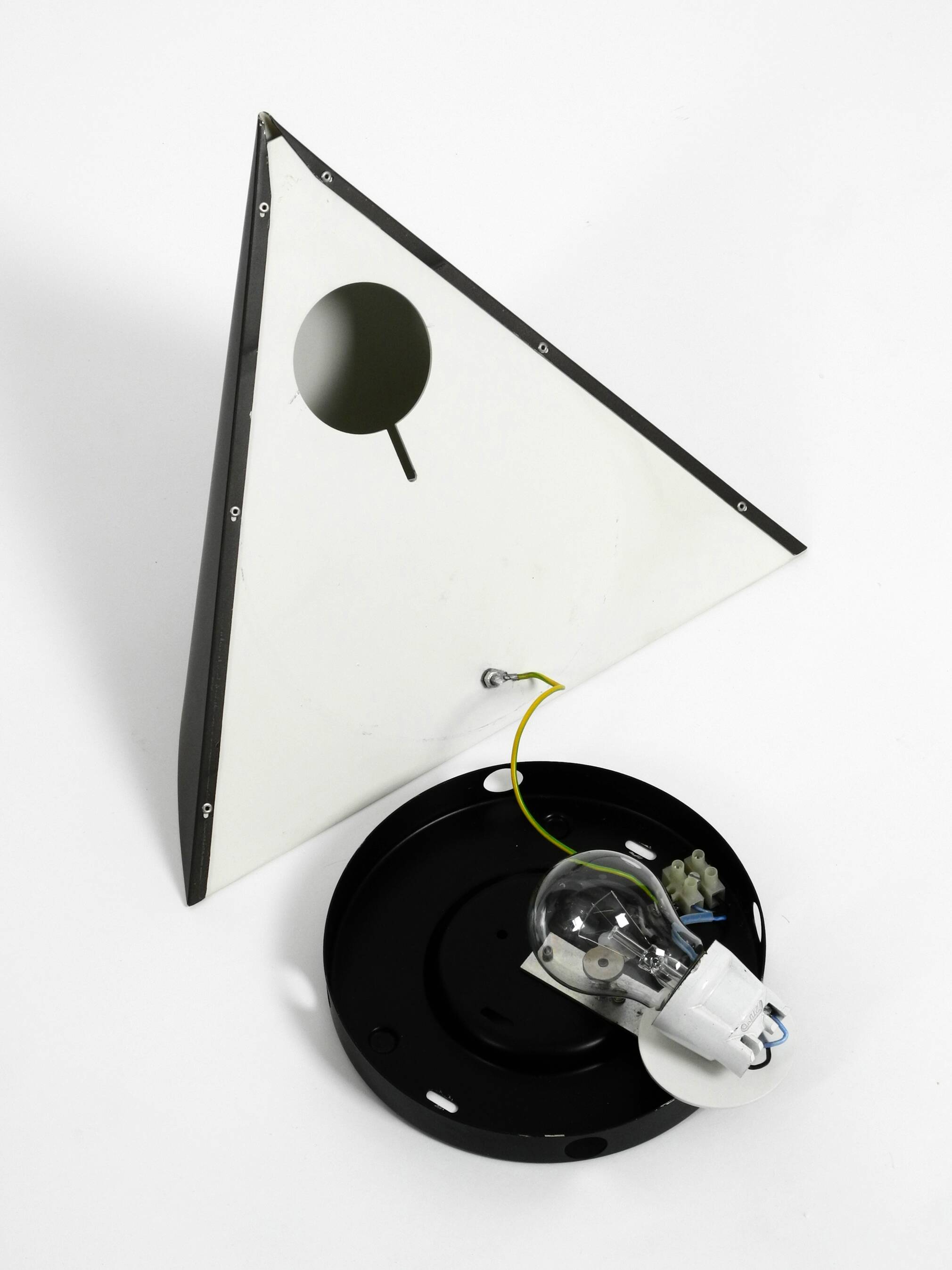 Set of six very rare large 1970s metal wall lights by Staff | Model 2020/21