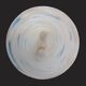 Vintage Space Age White hanging lamp Cristallux Germany 70