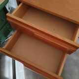 Scandinavian desk with sled legs