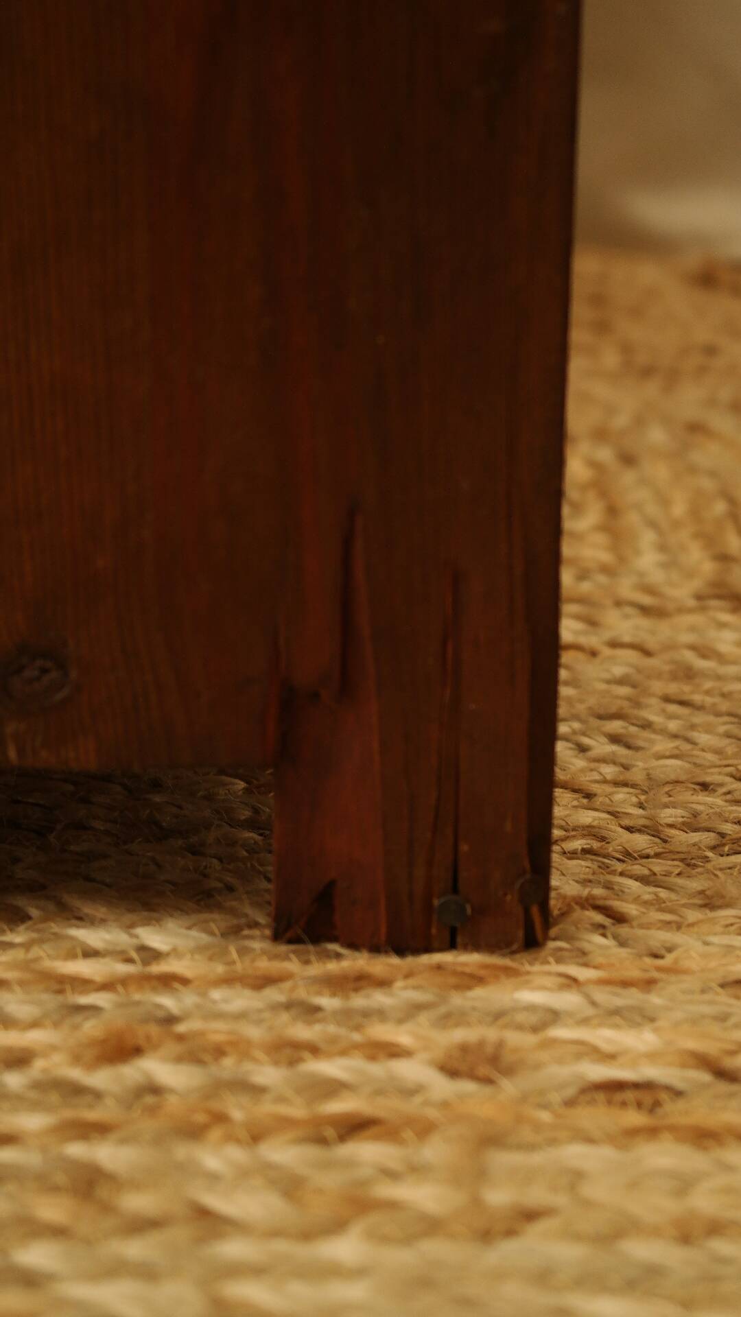Parisian old waxed wood buffet