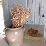 Old grey sandstone pot