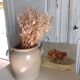 Old grey sandstone pot