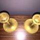 Pair of brass candlesticks