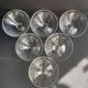 6 champagne glasses – Engraved crystal