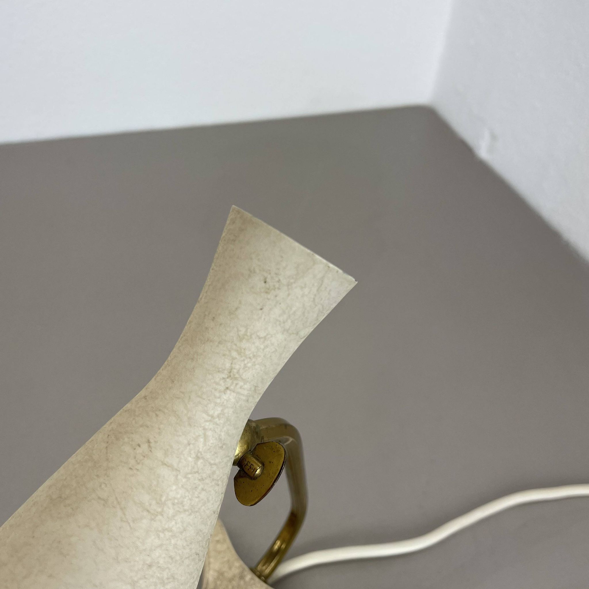 Original Modernist beige Metal Table Light by Cosack, Germany, 1960s