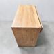 Enfilade basse / bureau en pin massif – Maison Regain, années 70