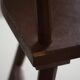 Pair of Scandinavian wooden armchairs with hand-carved folk motifs, 1920s.