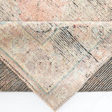 Turkish vintage area rug 221x112cm