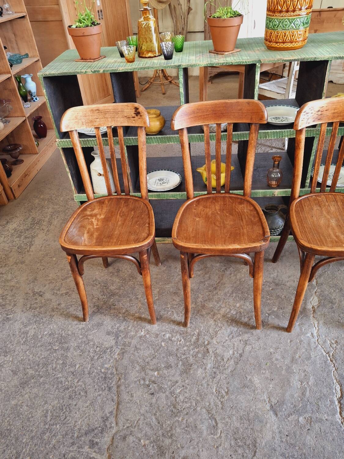 Old bistro chairs
