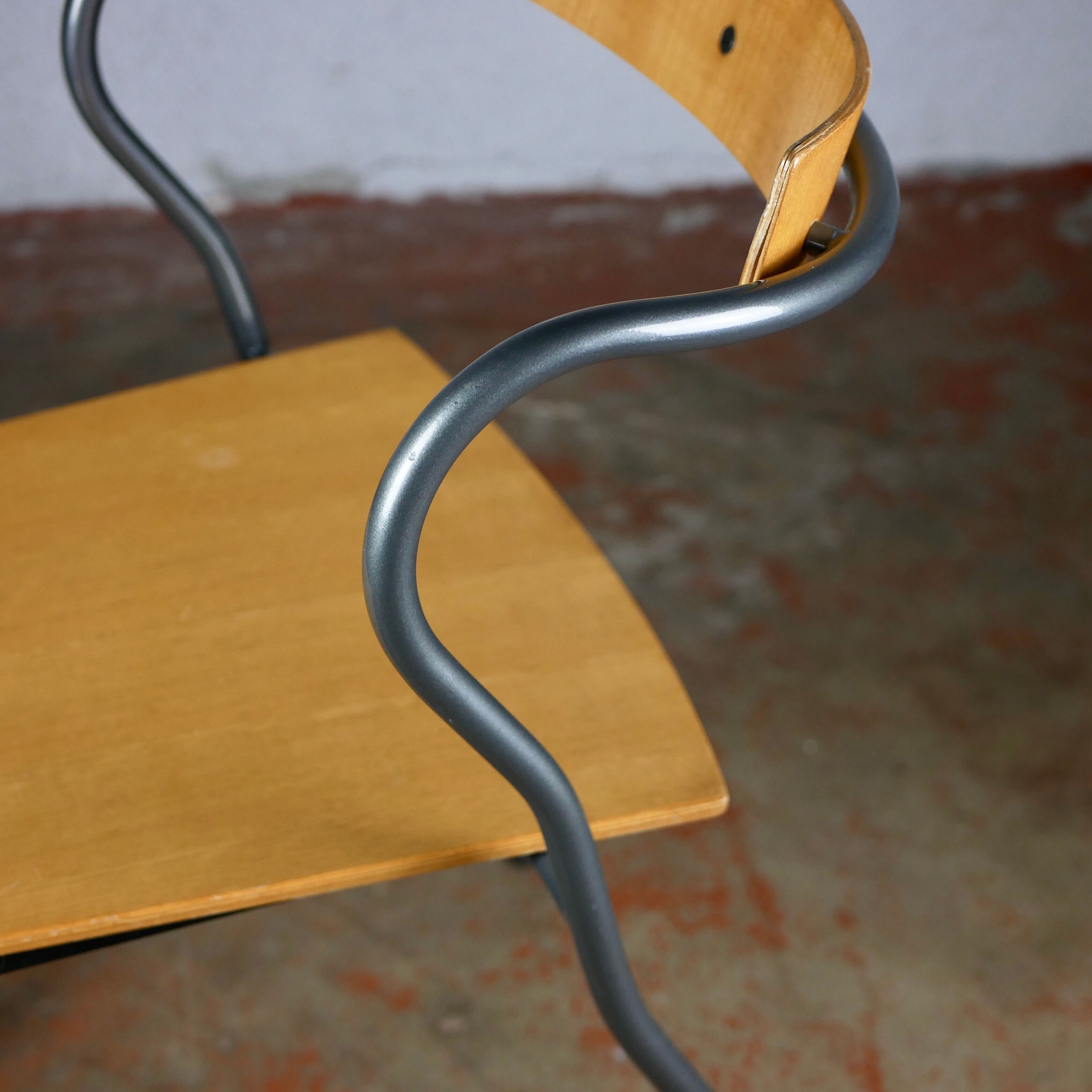 Series of 4 Rio chairs, by Pascal Mourgue for Artelano