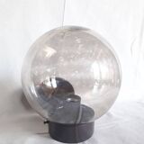Delmas globe “smoked” wall lamp