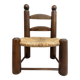Brutalist chair by Charles Dudouyt