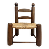 Chaise brutaliste Charles Dudouyt