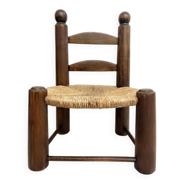Chaise brutaliste Charles Dudouyt