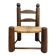 Brutalist chair by Charles Dudouyt