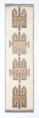 Vintage Brown & Beige Persian Runner Rug, 88x351Cm