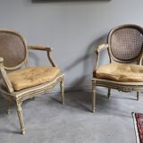 Pair of Louis XVI armchairs