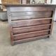 Wall dresser shelf for rustic wooden collection plates (fir and oak)