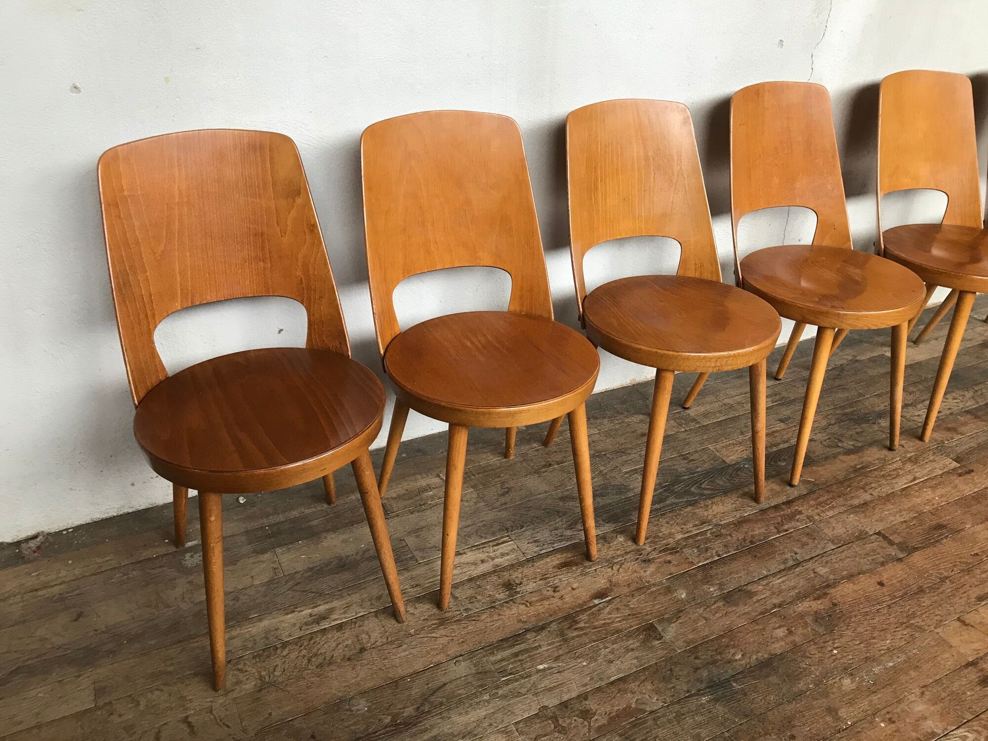 Series of 6 Baumann Mondor chairs