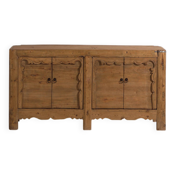 Antique Chinese buffet with four doors (c.1900) #12
