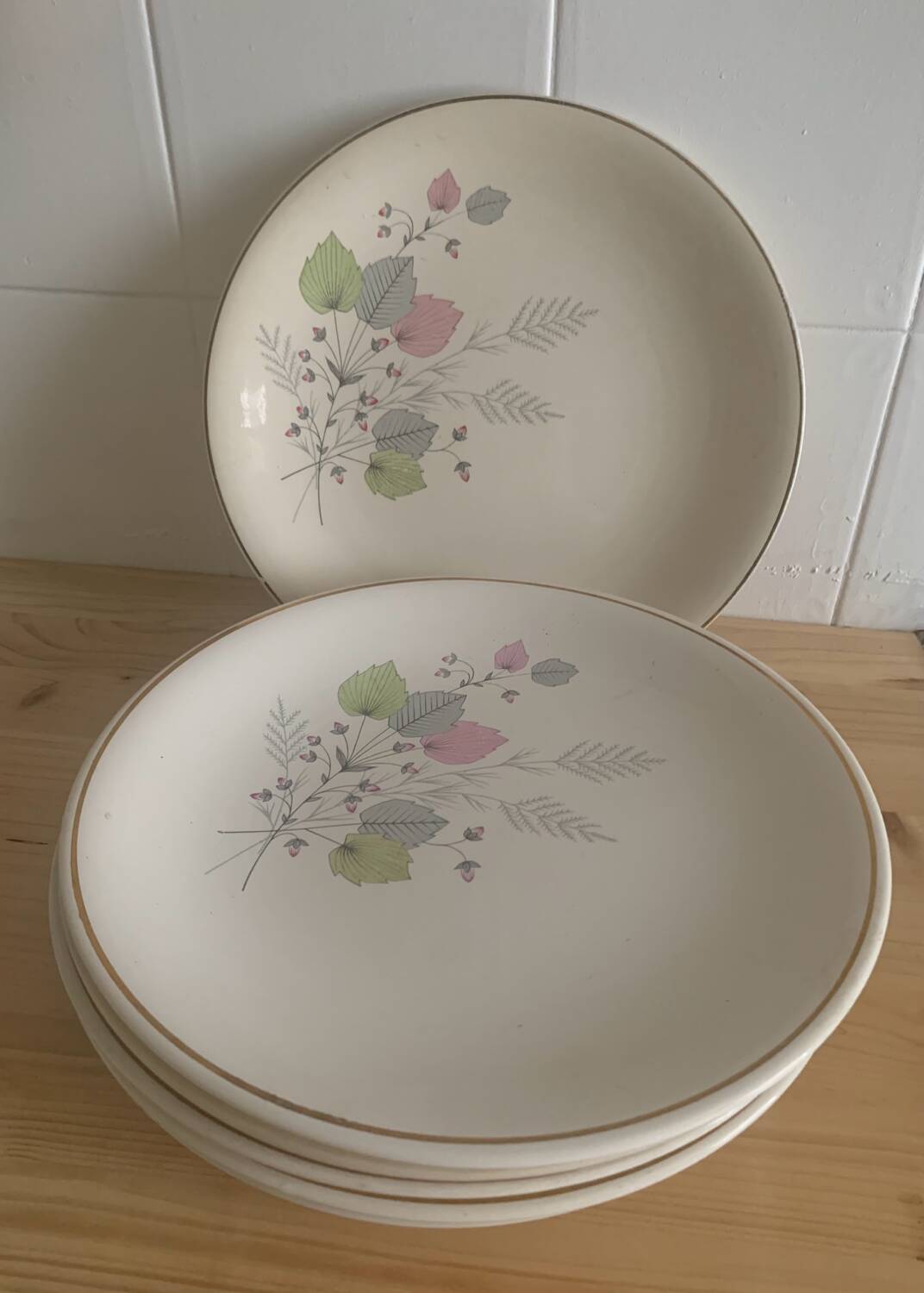 Vintage Longchamp earthenware plates