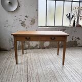 Oak veneer desk 1950