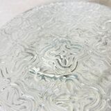 Small glass flush mounting ceiling light